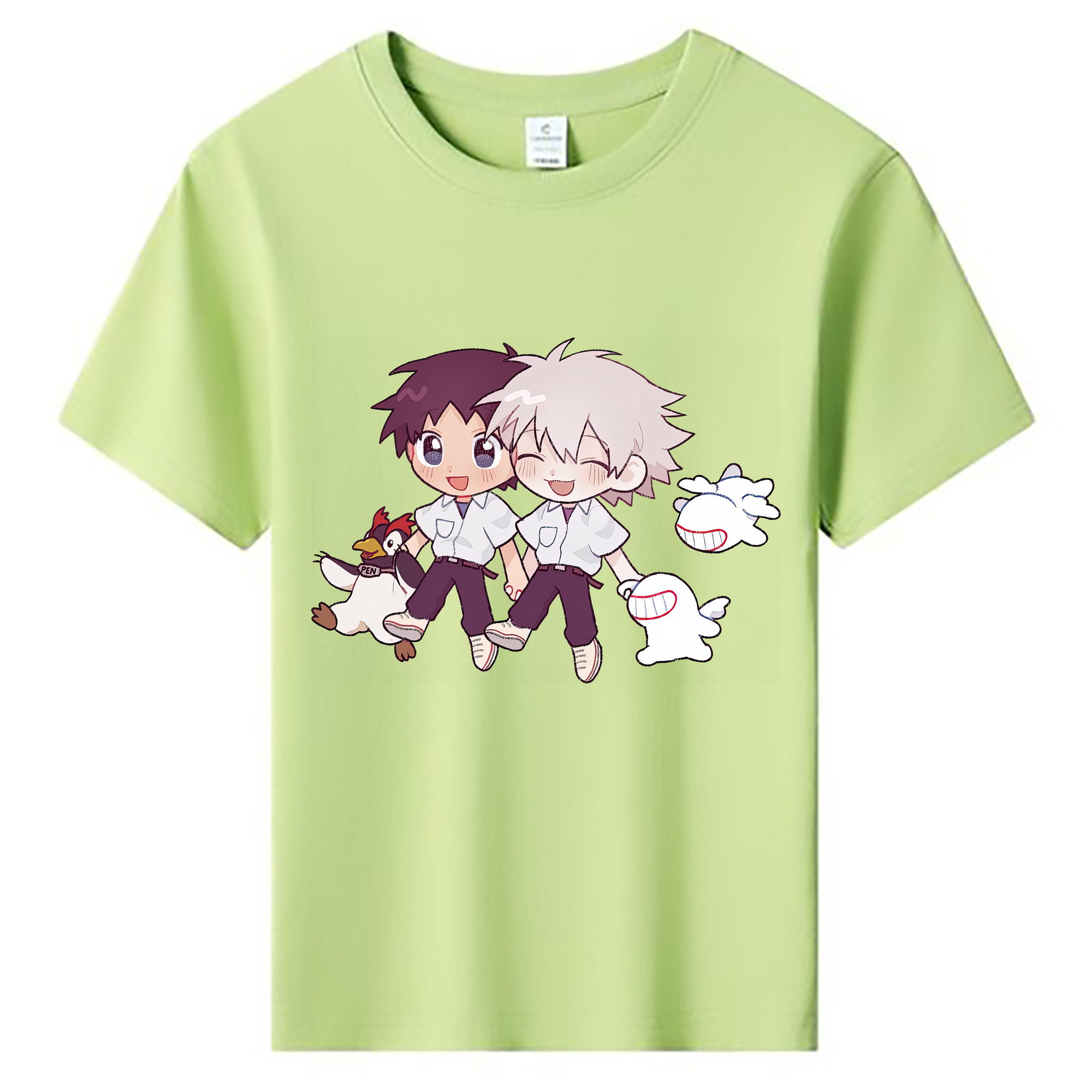 （画像用） EVA 新世紀エヴァンゲリオン 綿100％キッズTシャツ（フロントプリント）